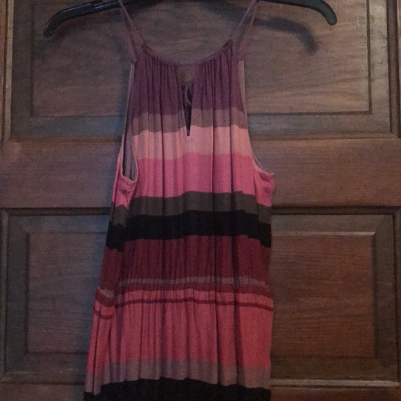 FINAL! Must go by 8/15 Loft striped halter dress - Picture 1 of 4